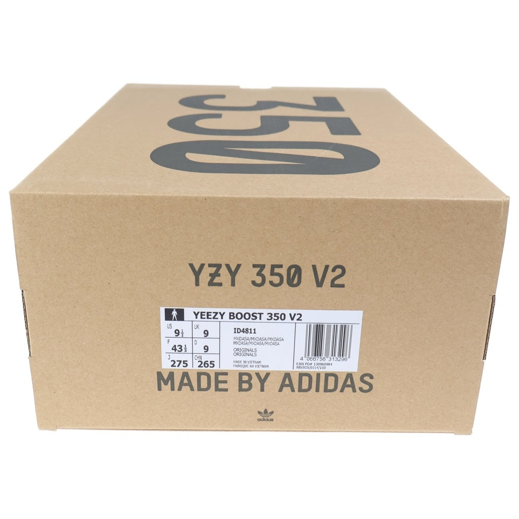 adidas(アディダス) YEEZY BOOST 350 V2 DARK SALT イージーブースト ダークソルト ローカットスニーカー ブラック US9.5/27.5cm ID4811