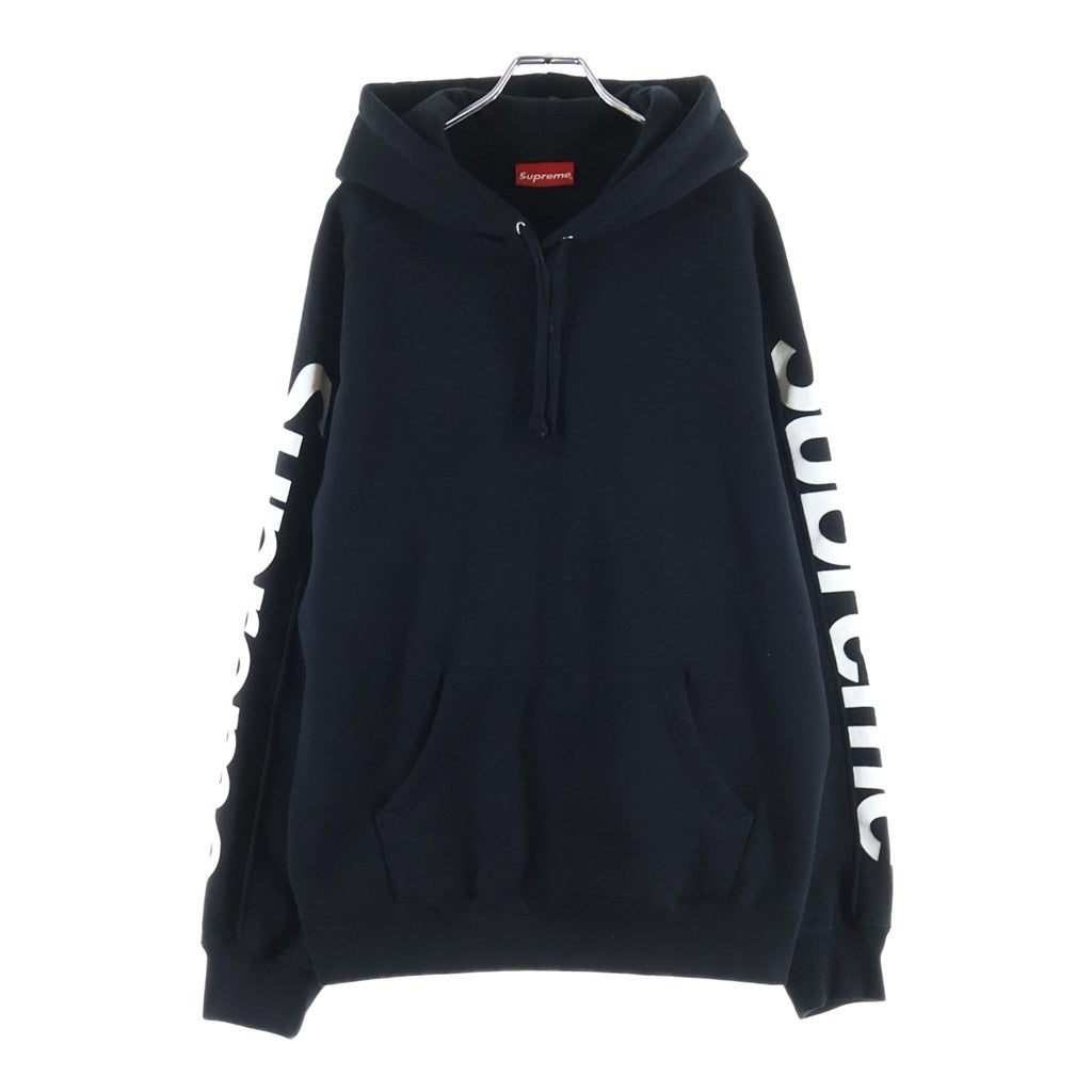 SUPREME(シュプリーム) 18SS Sideline Hooded Sweatshirt サイドライン フーデッド スウェットシャツ プルオーバーパーカー ブラック