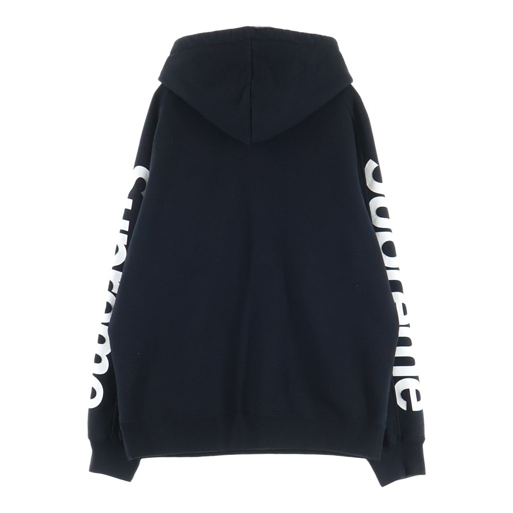 SUPREME(シュプリーム) 18SS Sideline Hooded Sweatshirt サイドライン フーデッド スウェットシャツ プルオーバーパーカー ブラック