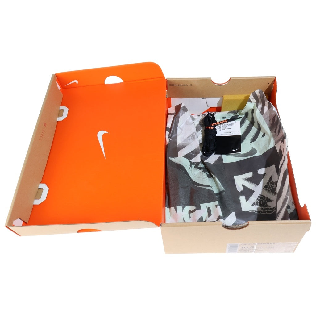 NIKE(ナイキ) ×OFF-WHITE THE 10 ZOOM FLY オフホワイトコラボ ザテン ズームフライ ローカットスニーカー ピンク US10.5/28.5cm AJ4588-600
