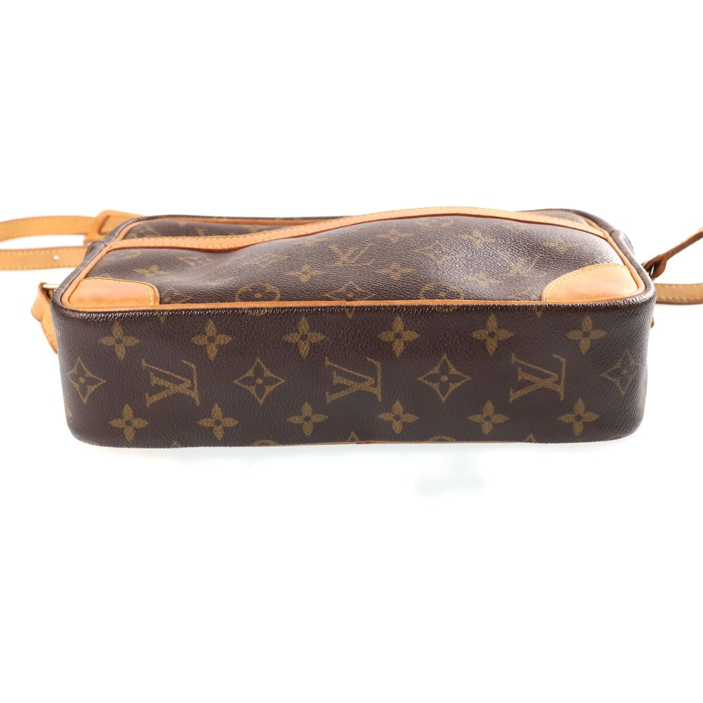LOUIS VUITTON(ルイヴィトン) モノグラム トロカデロ23 ショルダーバッグ ブラウン レザー×PVC M51276 ゴールド金具 レディース