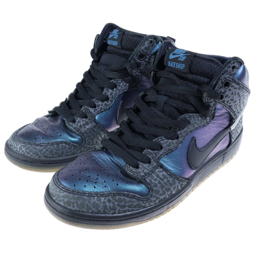 NIKE SB(ナイキエスビー) × BLACK SHEEP DUNK HIGH ブラックシープ ダンク ハイカットスニーカー ブラック/ブルー US10/28cm BQ6827-001