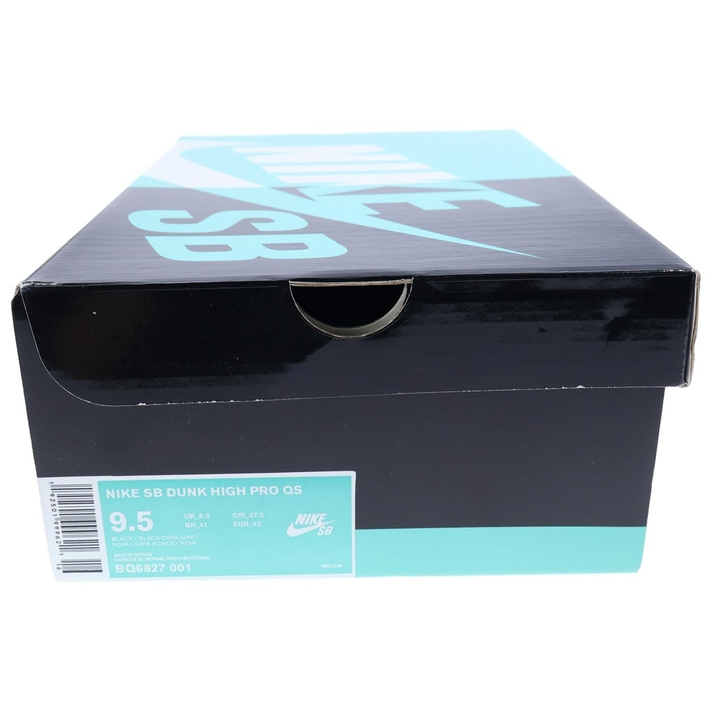 NIKE SB(ナイキエスビー) × BLACK SHEEP DUNK HIGH ブラックシープ ダンク ハイカットスニーカー ブラック/ブルー US10/28cm BQ6827-001