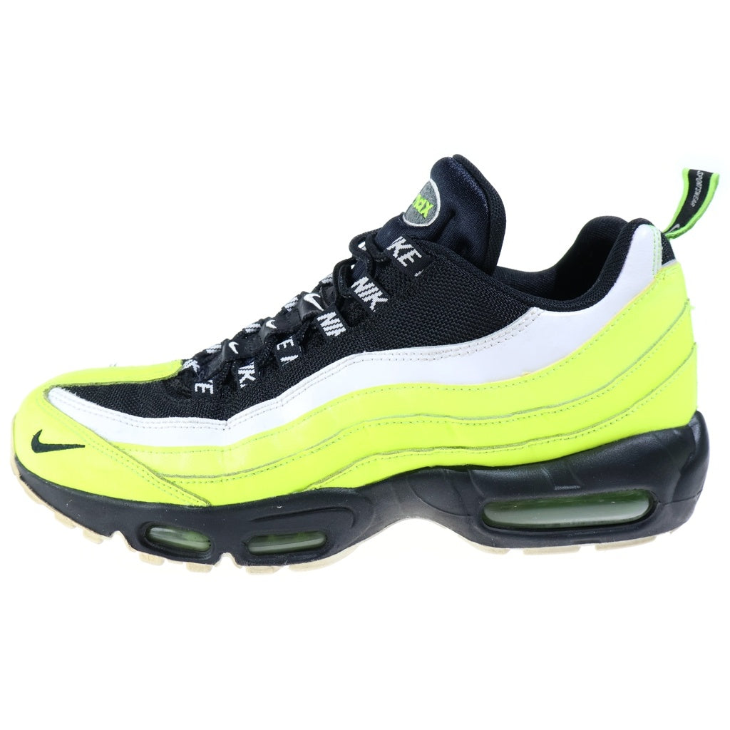NIKE(ナイキ) AIR MAX 95 REVERSE VOLT エアマックス95 リバースボルト ハイカットスニーカー ブラック/グリーン US10/28cm 538416-701