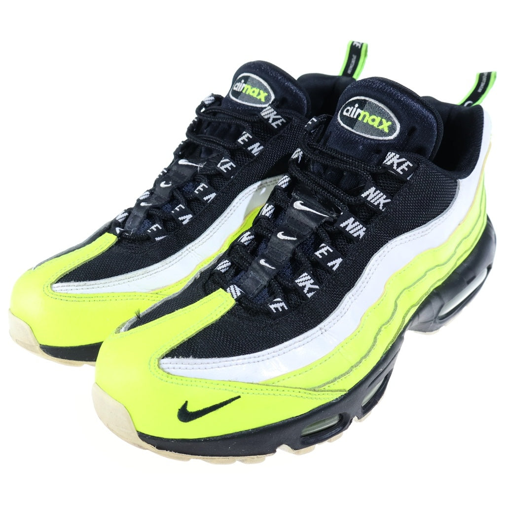 NIKE(ナイキ) AIR MAX 95 REVERSE VOLT エアマックス95 リバースボルト ハイカットスニーカー ブラック/グリーン US10/28cm 538416-701