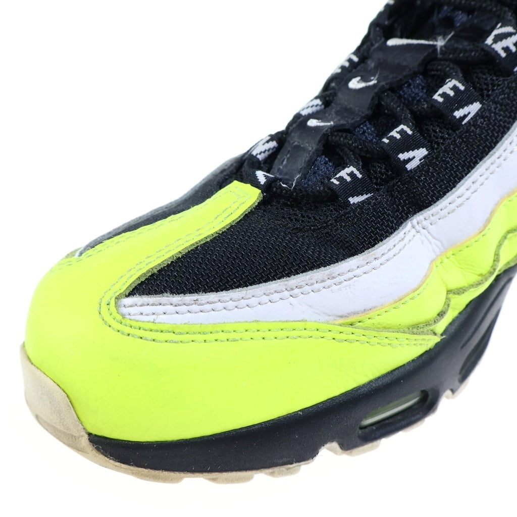 NIKE(ナイキ) AIR MAX 95 REVERSE VOLT エアマックス95 リバースボルト ハイカットスニーカー ブラック/グリーン US10/28cm 538416-701