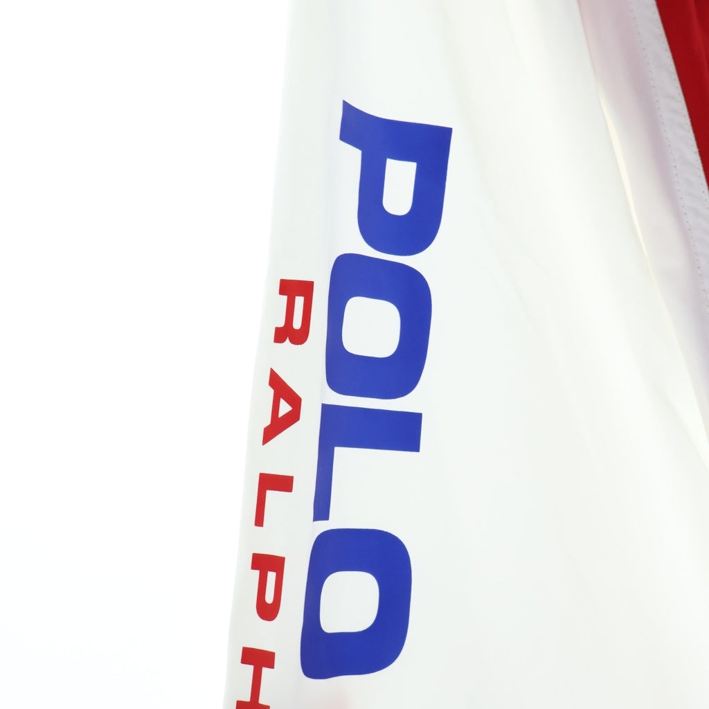 POLO SPORT RALPH LAUREN(ポロスポーツラルフローレン) Nylon Zip Jacket ナイロン ジップアップジャケット ホワイト/レッド/ブルー 0200015460