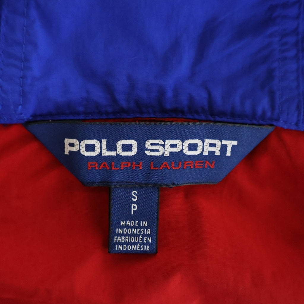 POLO SPORT RALPH LAUREN(ポロスポーツラルフローレン) Nylon Zip Jacket ナイロン ジップアップジャケット ホワイト/レッド/ブルー 0200015460