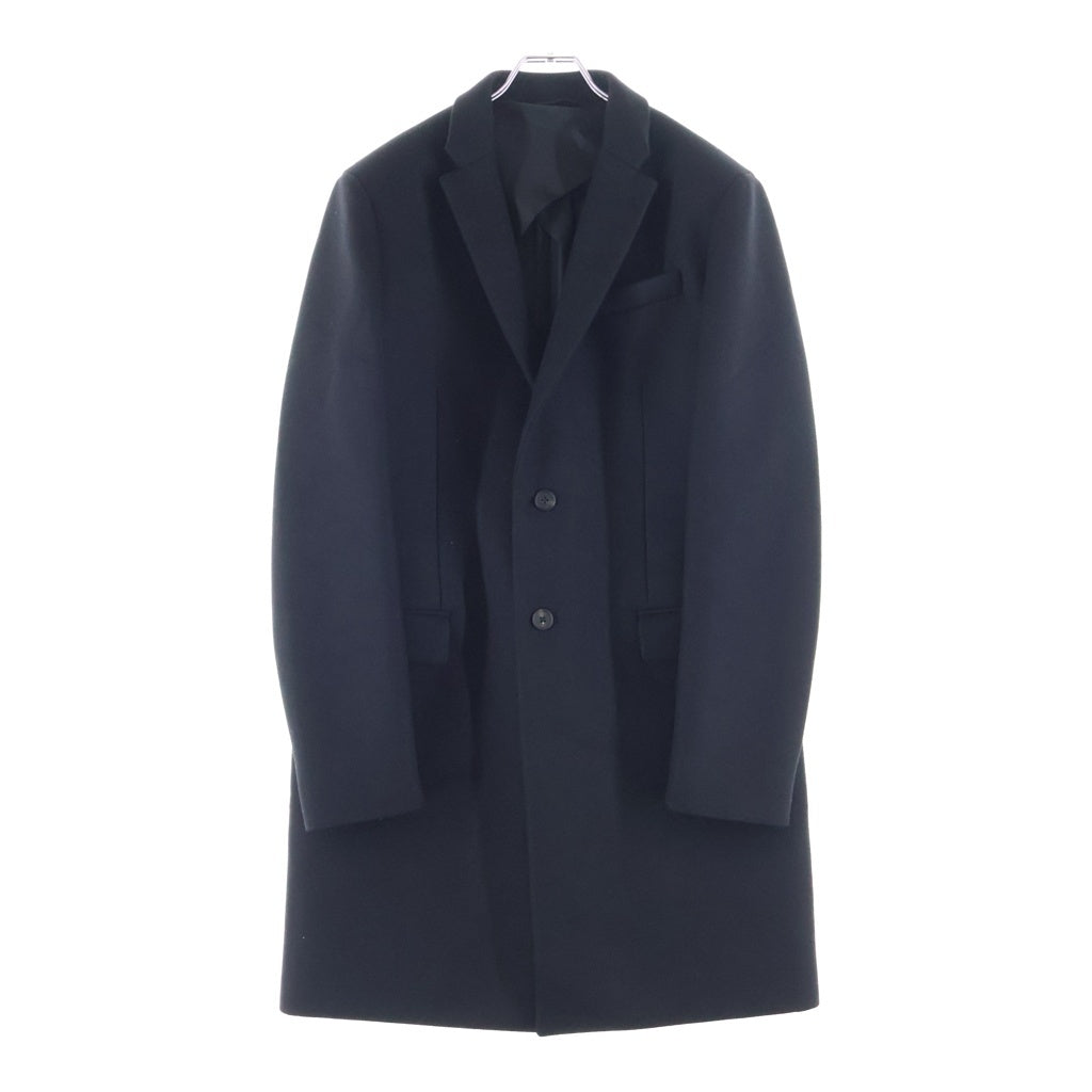 BALENCIAGA(バレンシアガ) Wool Chester Coat カシミヤ混 ウールチェスターロングコート ネイビー 390400 T0F10