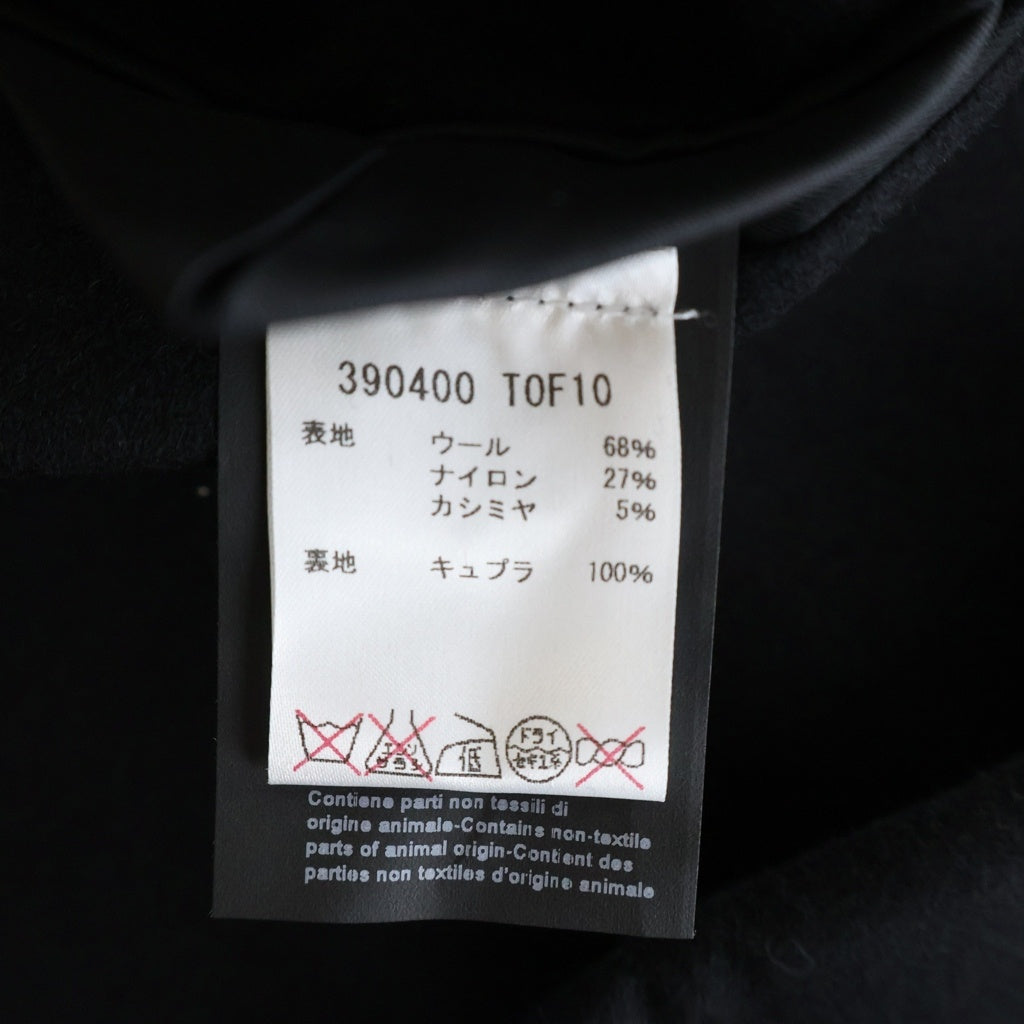 BALENCIAGA(バレンシアガ) Wool Chester Coat カシミヤ混 ウールチェスターロングコート ネイビー 390400 T0F10