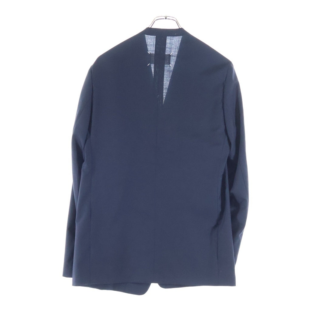 Maison Margiela(メゾンマルジェラ) 18SS ノーカラージャケット ネイビー S50BN0336