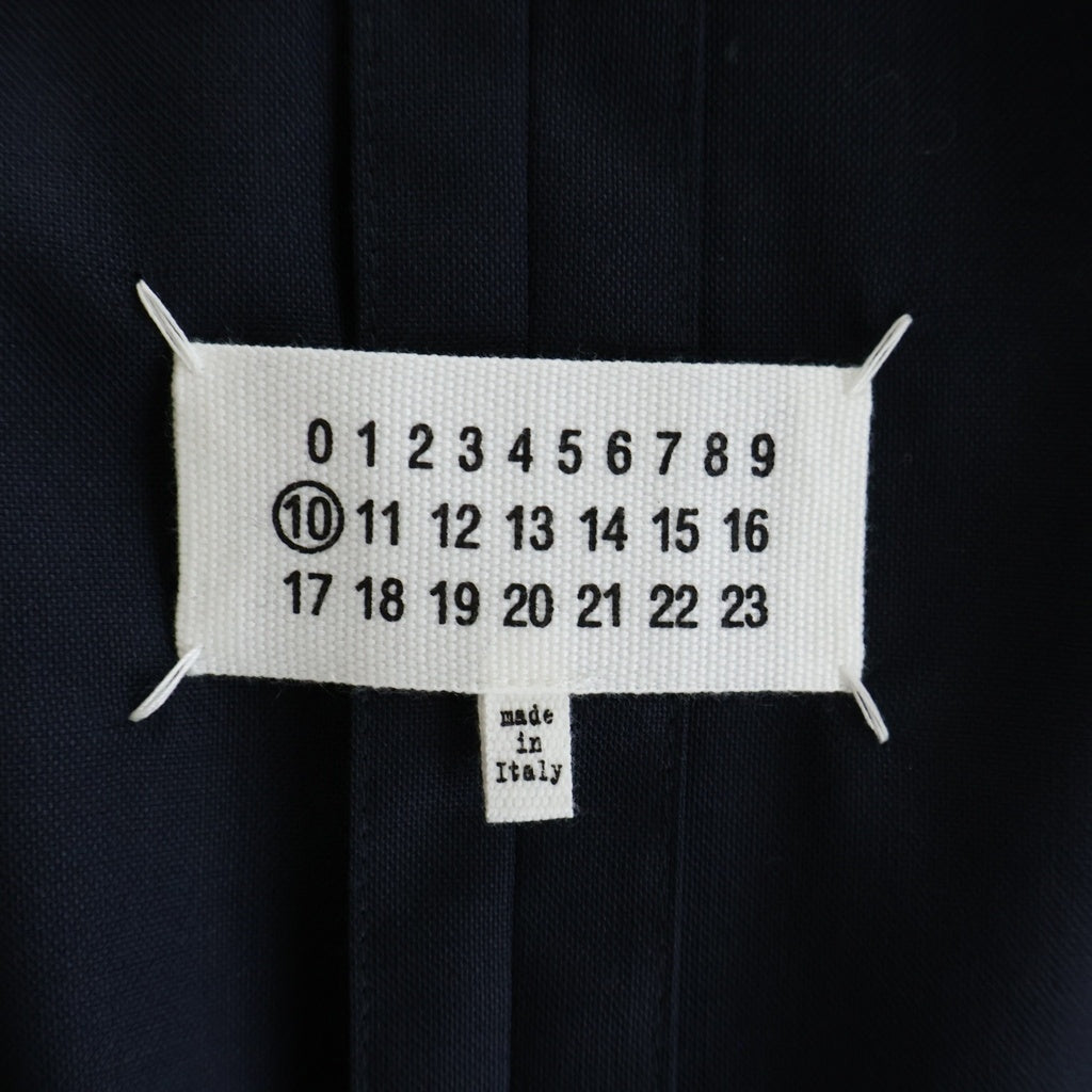 Maison Margiela(メゾンマルジェラ) 18SS ノーカラージャケット ネイビー S50BN0336