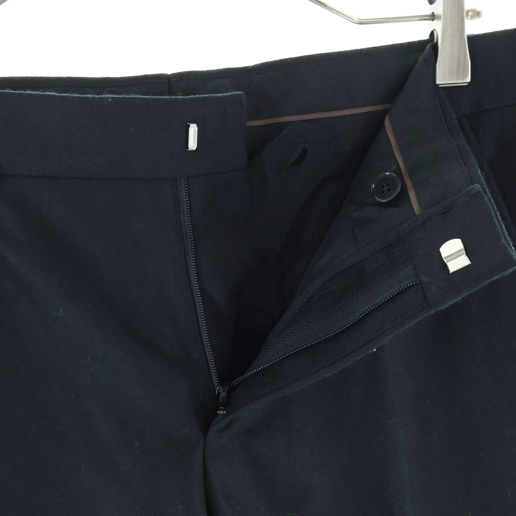 HERMES(エルメス) センタープレス ウール スラックスパンツ ブラック