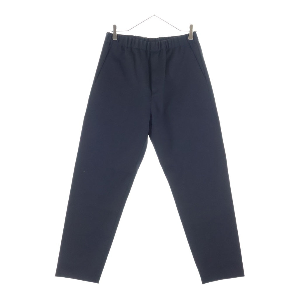 JOHN SMEDLEY(ジョンスメドレー) ウール イージースラックスパンツ ブラック A2728FP