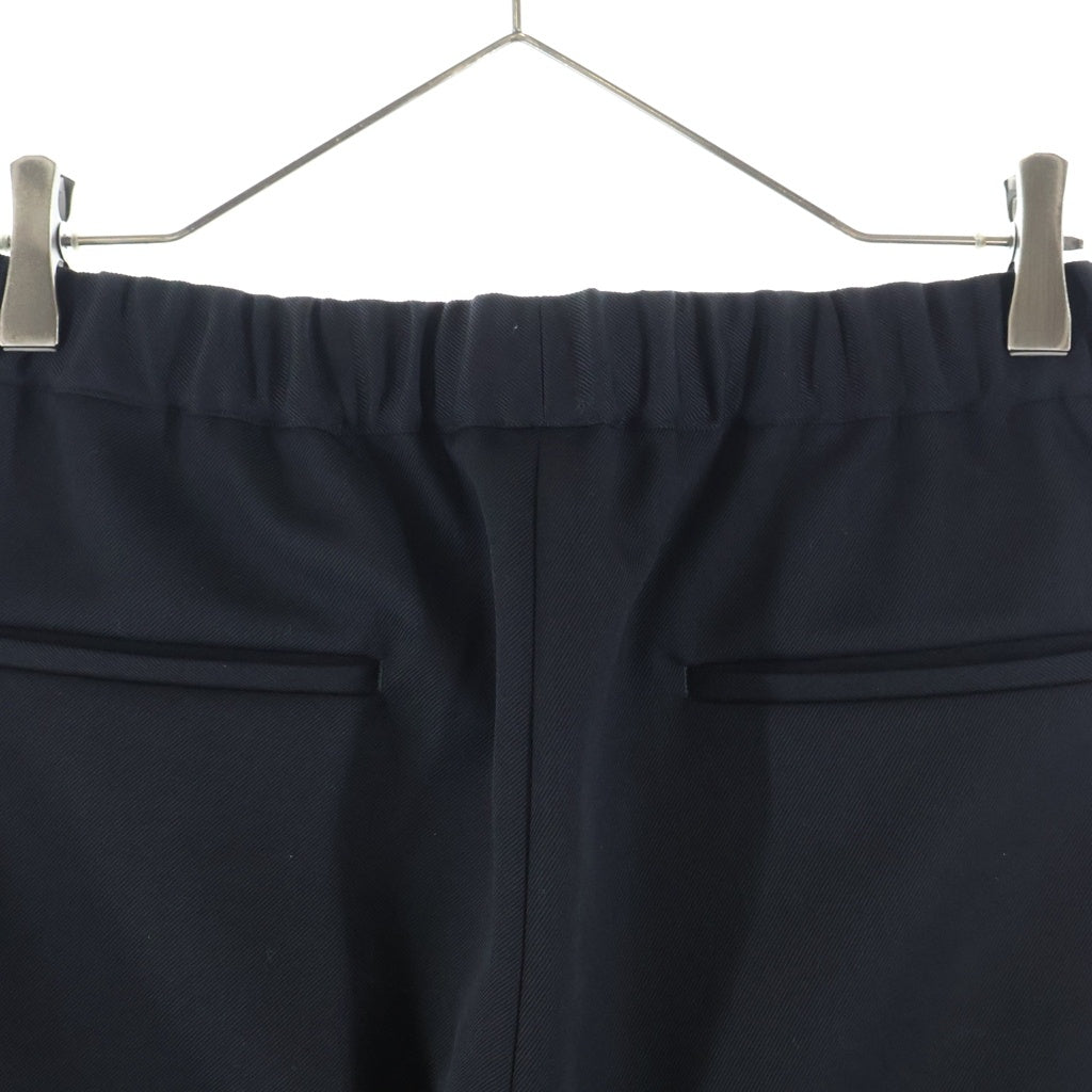 JOHN SMEDLEY(ジョンスメドレー) ウール イージースラックスパンツ ブラック A2728FP