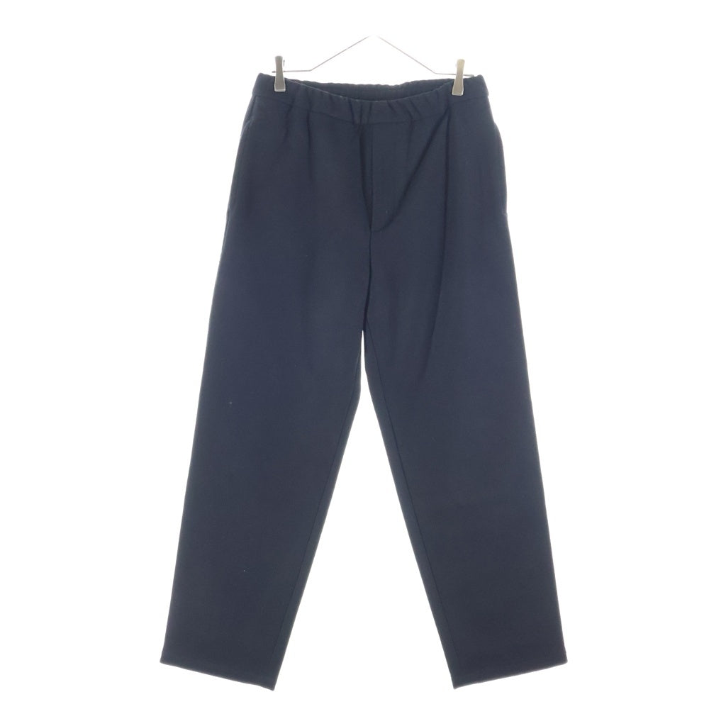 JOHN SMEDLEY(ジョンスメドレー) カシミア混 ウール イージーパンツ ブラック A2738FP234