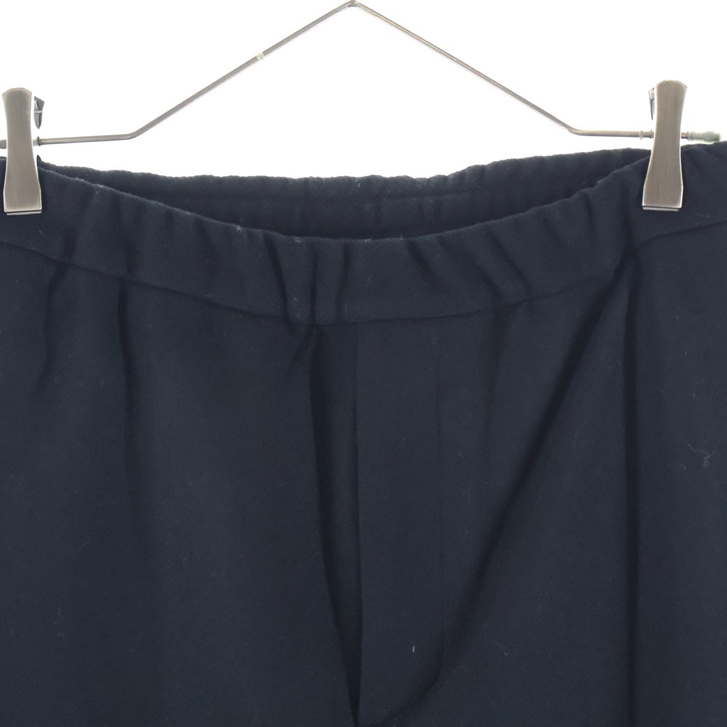 JOHN SMEDLEY(ジョンスメドレー) カシミア混 ウール イージーパンツ ブラック A2738FP234