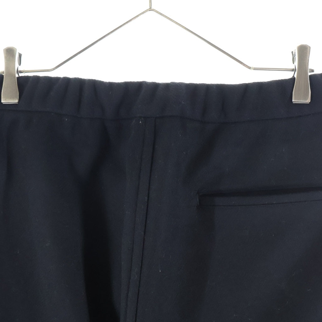 JOHN SMEDLEY(ジョンスメドレー) カシミア混 ウール イージーパンツ ブラック A2738FP234