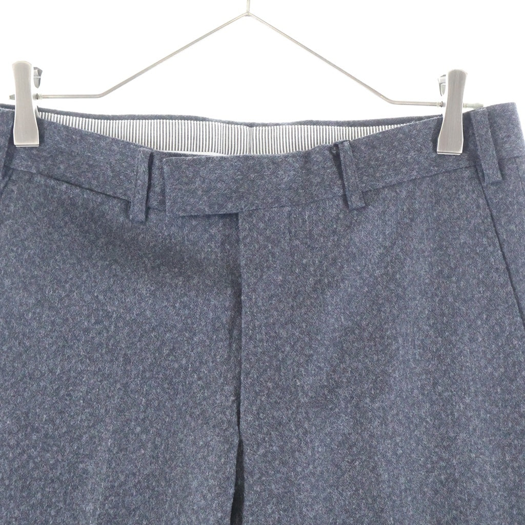Casely-Hayford(ケイスリーヘイフォード) ノッチドラペル ウール 2B 裏地ドット テーラードジャケット スラックスパンツ グレー
