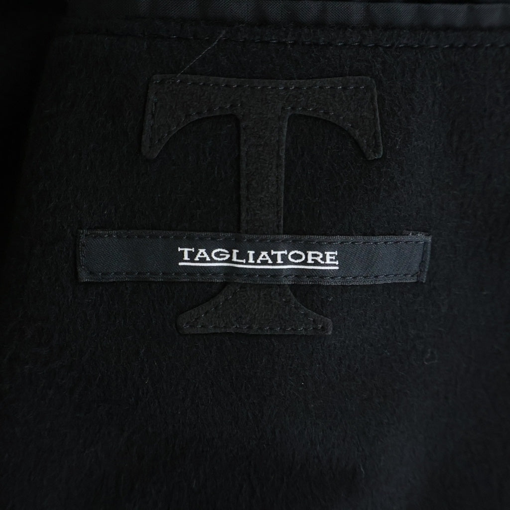 TAGLIATORE(タリアトーレ) ピークドラペル カシミア テーラードジャケット ブラック 1SGG20Z
