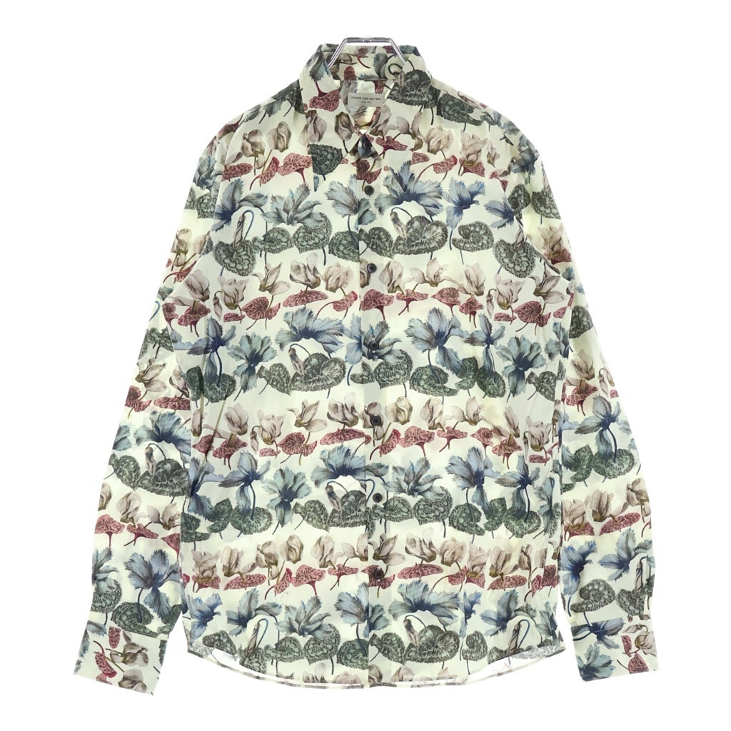 DRIES VAN NOTEN(ドリスヴァンノッテン) フローラル総柄 長袖ドレスシャツ マルチ 1184115