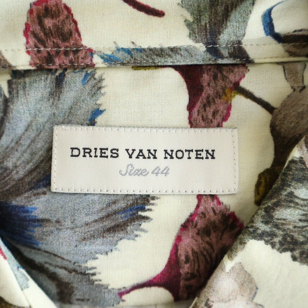 DRIES VAN NOTEN(ドリスヴァンノッテン) フローラル総柄 長袖ドレスシャツ マルチ 1184115