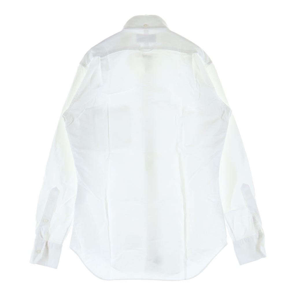 THOM BROWNE(トムブラウン) オックスフォード ボタンダウン長袖シャツ ホワイト MWL001AW5259