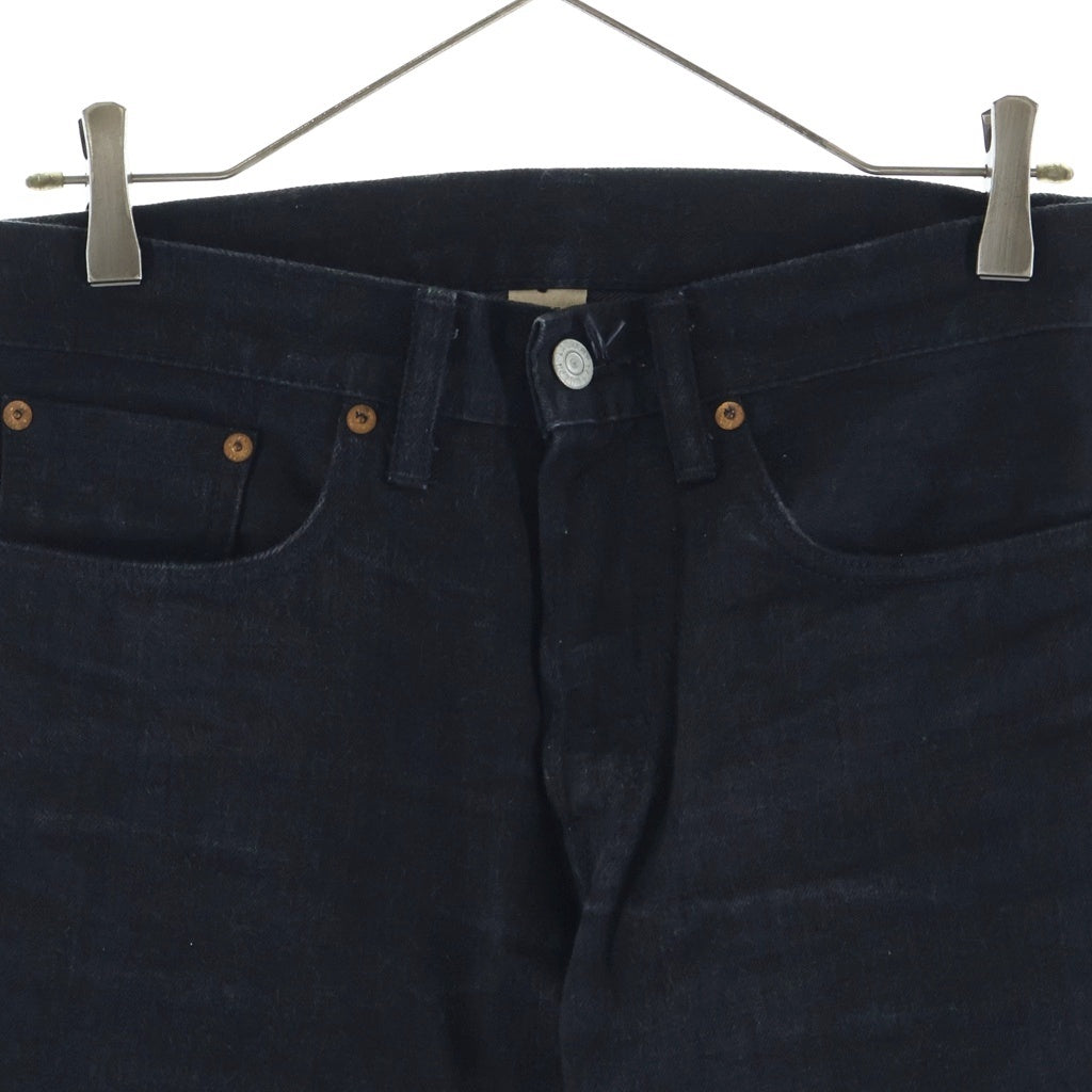 RRL(ダブルアールエル) ストレート デニムパンツ ブラック 782504838004