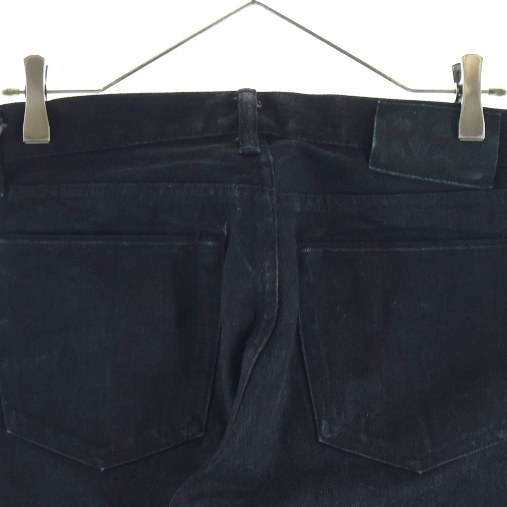RRL(ダブルアールエル) ストレート デニムパンツ ブラック 782504838004