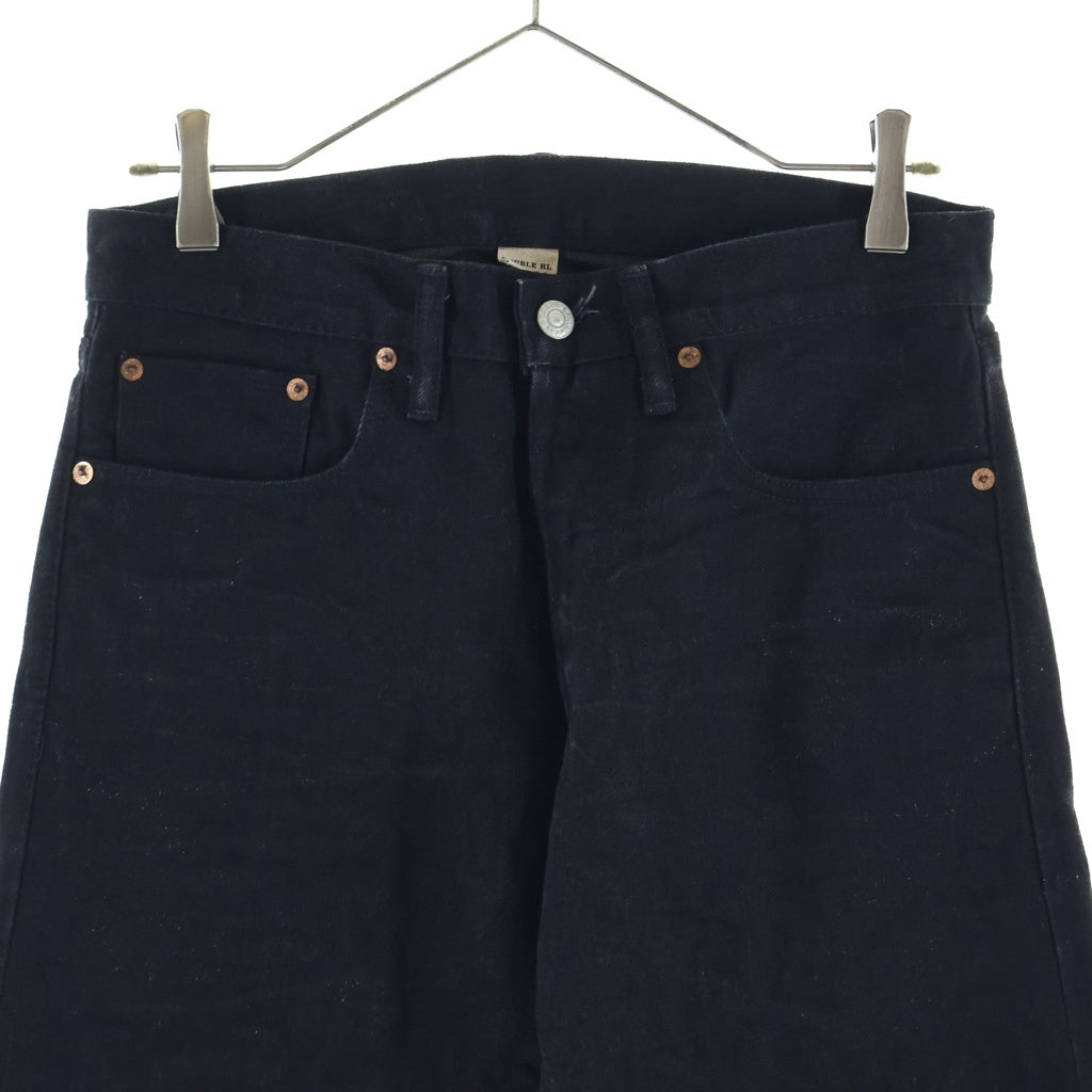 RRL(ダブルアールエル) ストレート デニムパンツ ブラック 782504838004