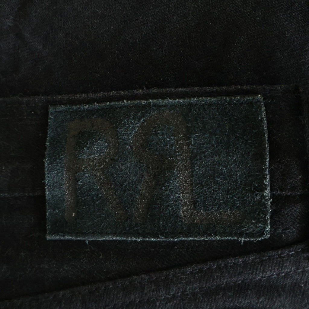RRL(ダブルアールエル) ストレート デニムパンツ ブラック 782504838004