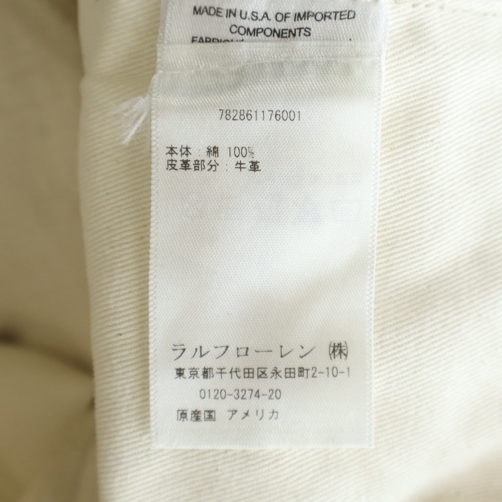 RRL(ダブルアールエル) セルビッチ ストレートデニムパンツ アイボリー 782861176001