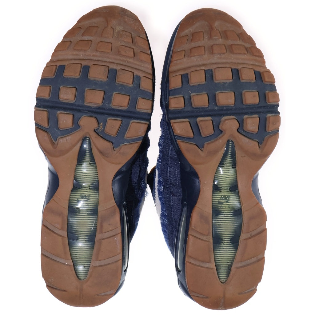 NIKE(ナイキ) AIR MAX95 DENIM エアマックス95 デニム ローカットスニーカー ネイビー US10/28cm 538416-400