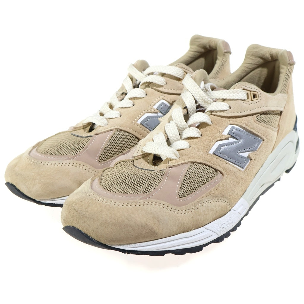 New Balance(ニューバランス) ×KITH 990V2 TAN キス タン スエード メッシュ ローカットスニーカー ベージュ US10/28cm M990KS2