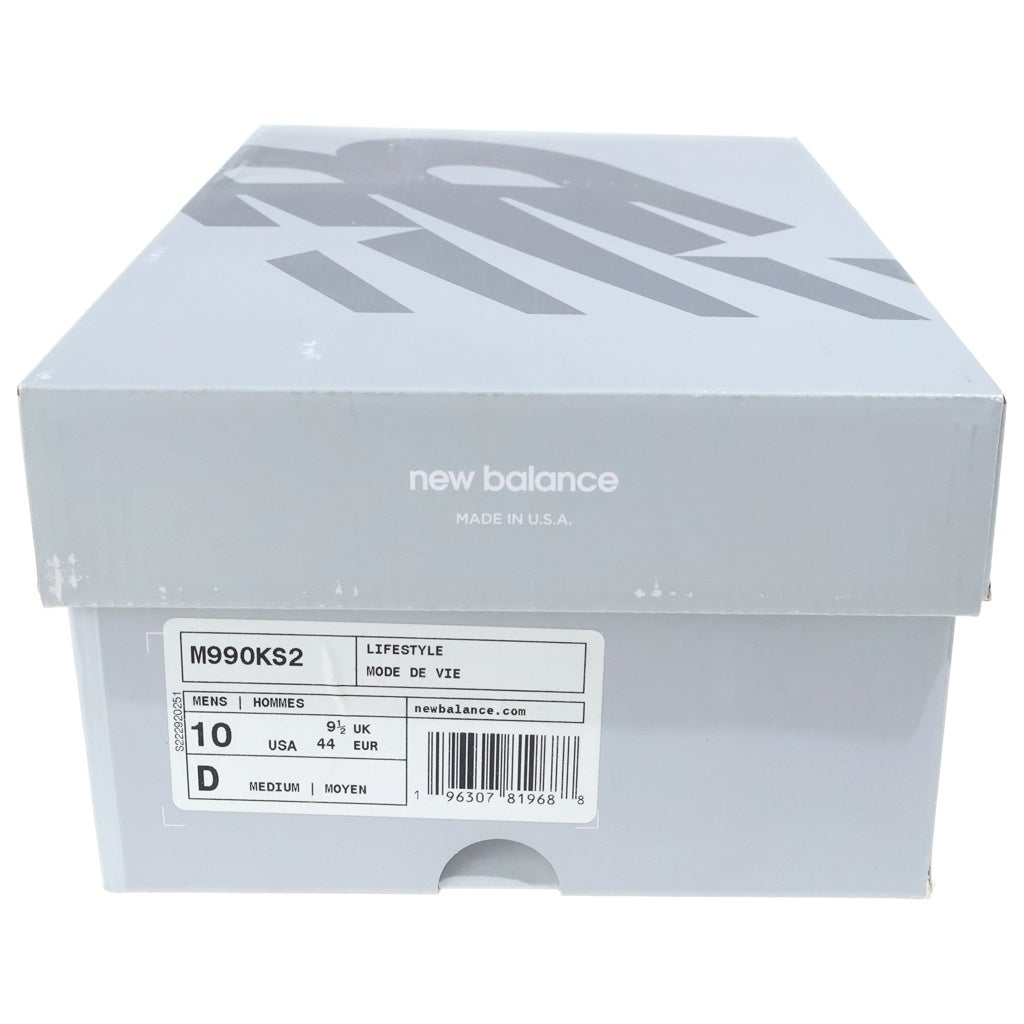 New Balance(ニューバランス) ×KITH 990V2 TAN キス タン スエード メッシュ ローカットスニーカー ベージュ US10/28cm M990KS2