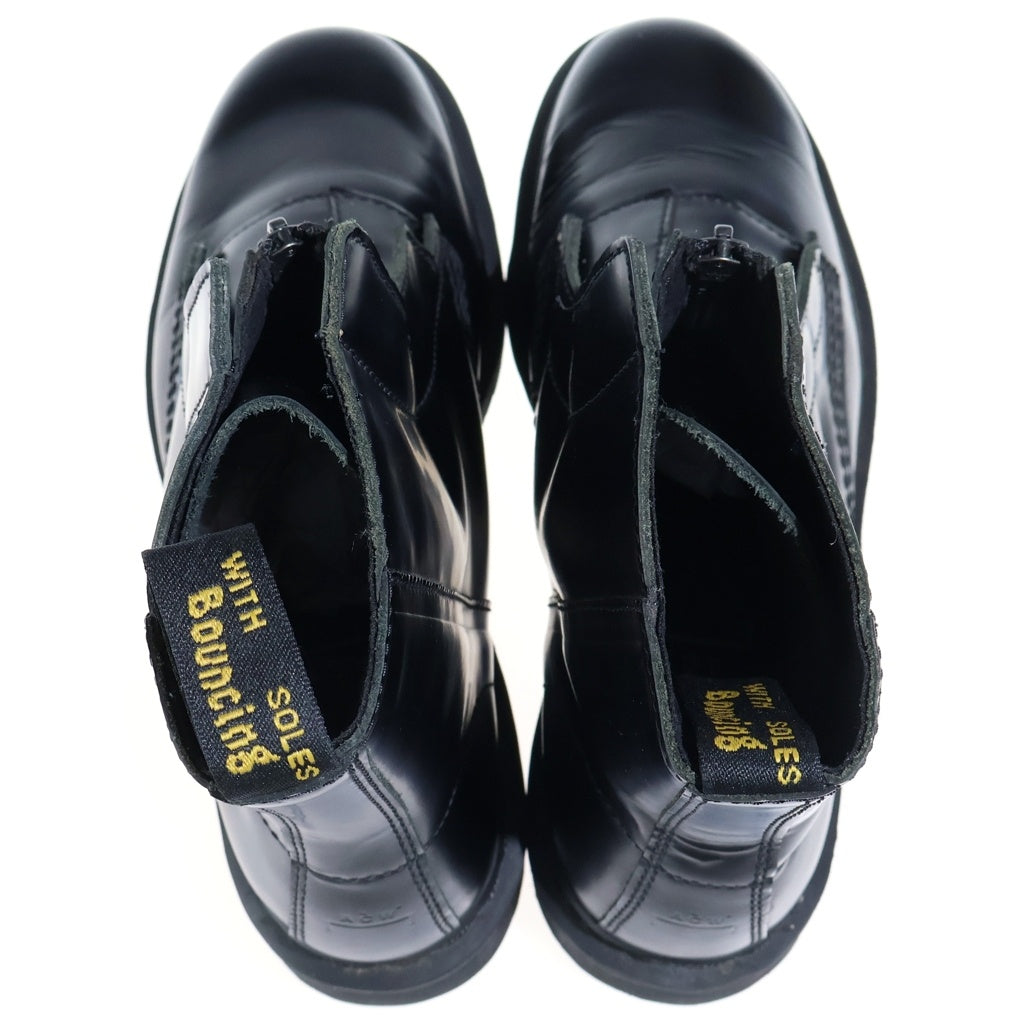 Dr.Martens(ドクターマーチン) ×A-COLD-WALL* 1460 ZIP LEATHER LACE UP BOOTS アコールドウォール レザー レースアップ ブーツ ハイカットブーツ ブラック US10/28cm 26518001