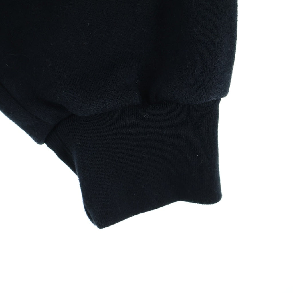 The Ennoy Professional(エンノイプロフェッショナル) 23AW ×Netflix ×スタイリスト私物 ロゴ刺繍プルオーバーパーカー ブラック AW23BRENCT02NTL