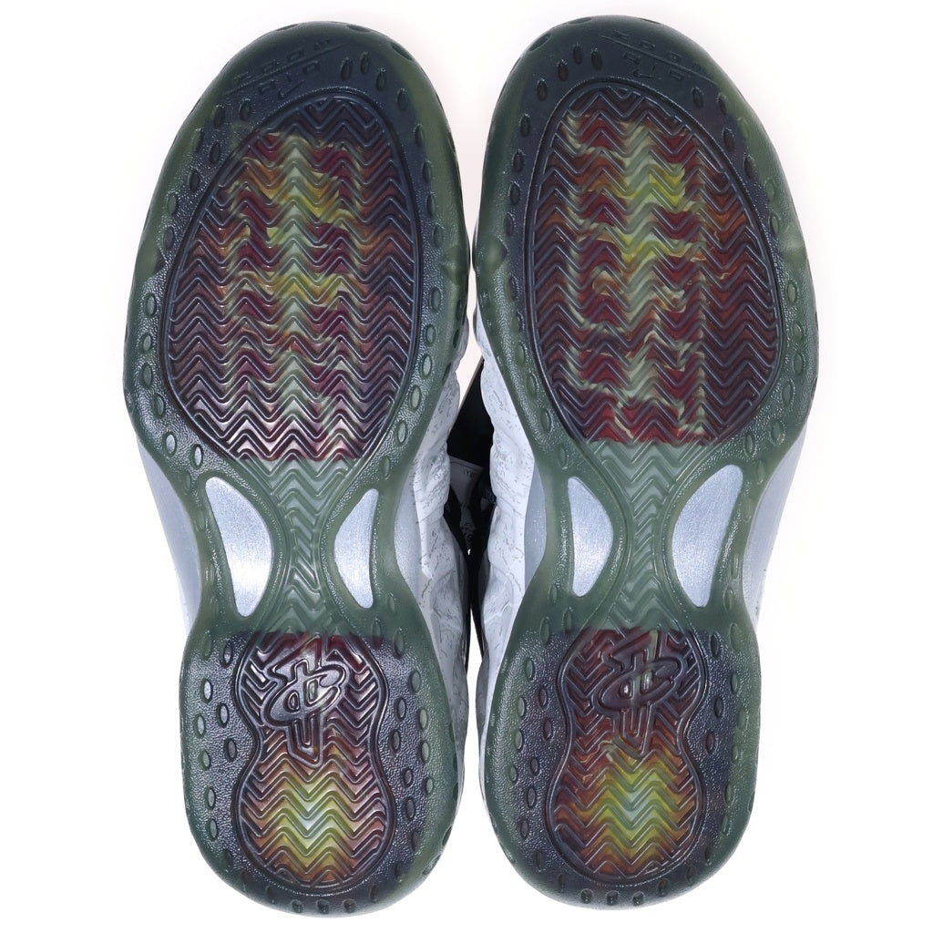 NIKE(ナイキ) ×TEKKEN 8 AIR FOAMPOSITE ONE PRM JIN KAZAMA 鉄拳8 エアフォームポジット ミッドカットスニーカー シルバー US9.5/27.5cm HF6367-001