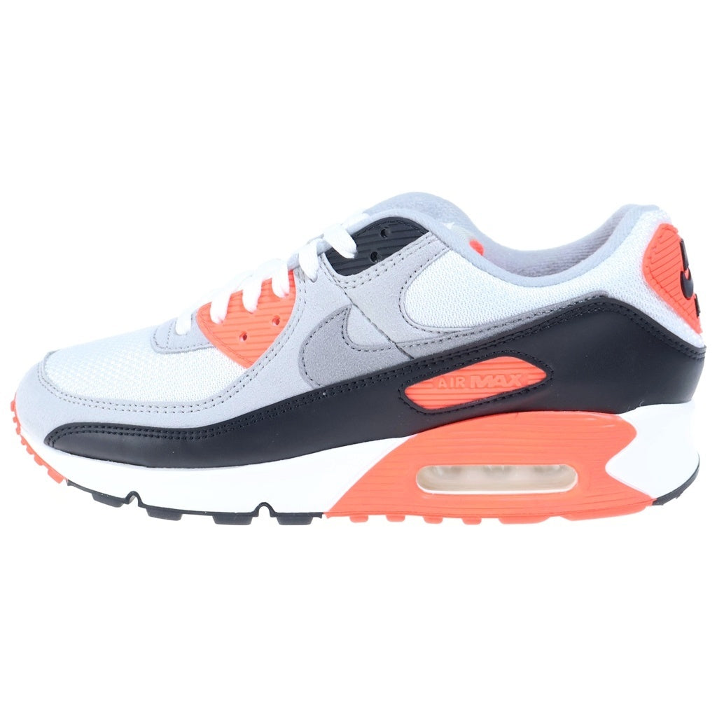 NIKE(ナイキ) AIR MAX 90 OG INFRARED エアマックス90 ローカットスニーカー ホワイト/レッド US10/28cm CT1685-100