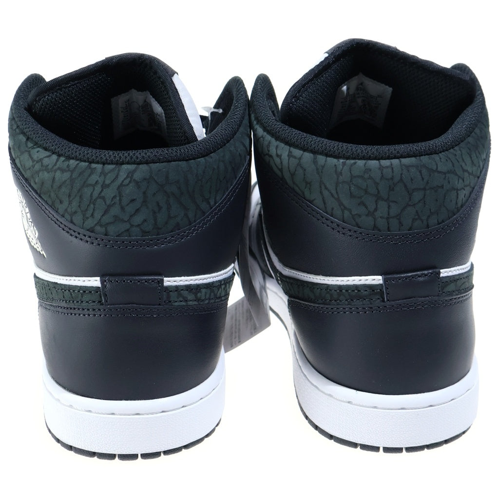 NIKE(ナイキ) AIR JORDAN 1 MID PANDA ELEPHANT SAFARI FB9911-001 エアジョーダン1 ミッド パンダ サファリ ハイカットスニーカー ホワイト/ブラック US11/29cm