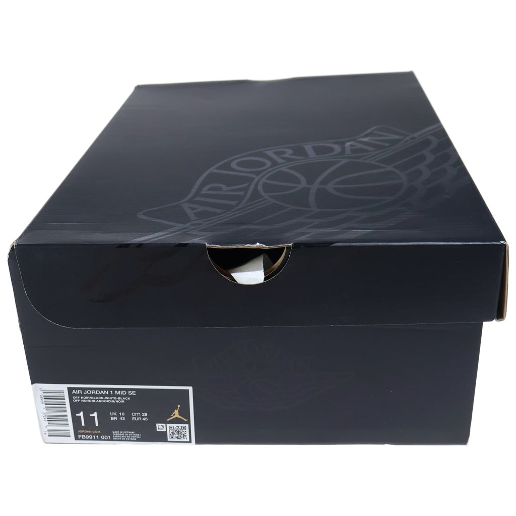NIKE(ナイキ) AIR JORDAN 1 MID PANDA ELEPHANT SAFARI FB9911-001 エアジョーダン1 ミッド パンダ サファリ ハイカットスニーカー ホワイト/ブラック US11/29cm