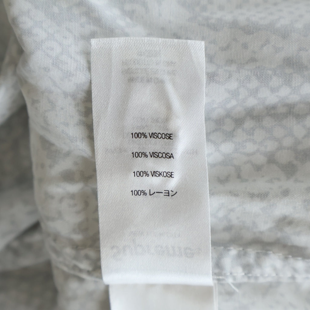 SUPREME(シュプリーム) 24SS Snake S/S Shirt スネーク パイソン柄 半袖シャツ ホワイト