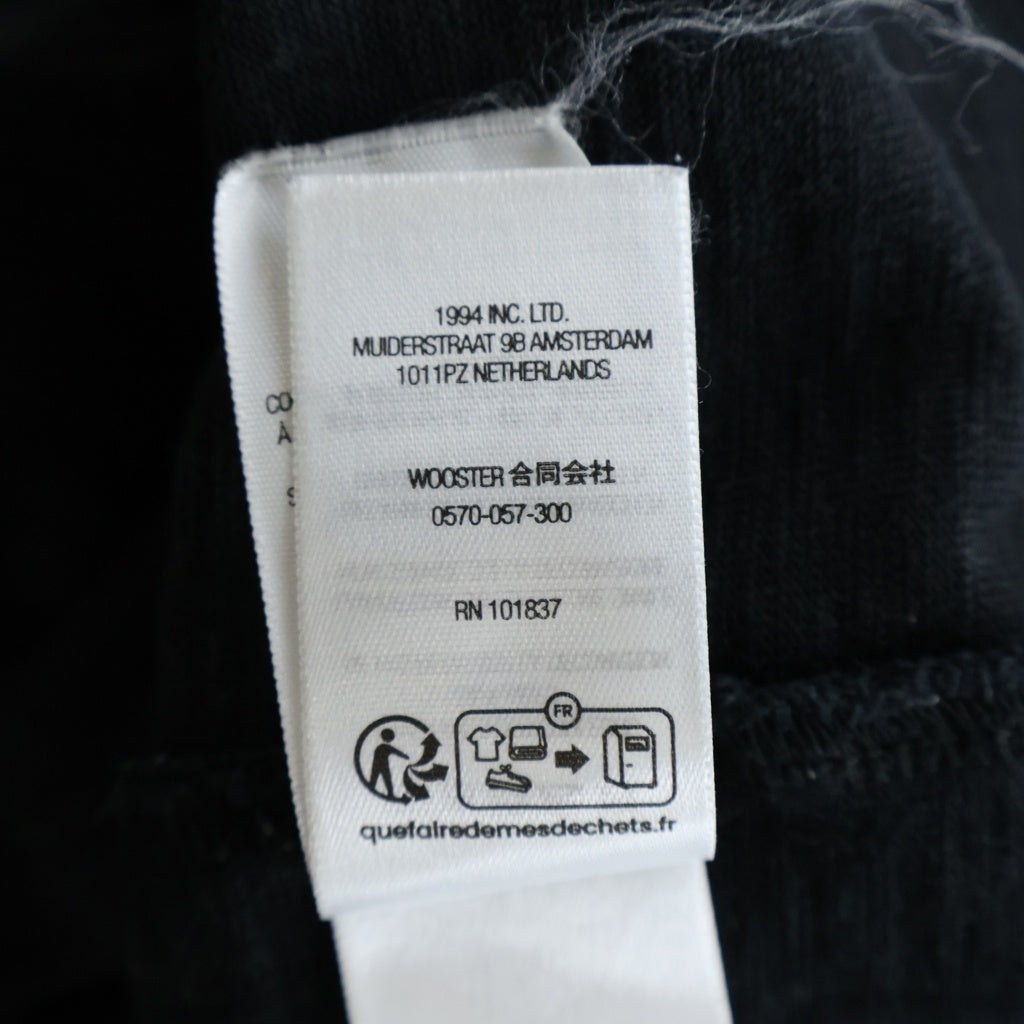 SUPREME(シュプリーム) 25SS S/S Pocket Tee ロゴ刺繍 ポケット付き クルーネック 半袖Tシャツ カットソー ブラック