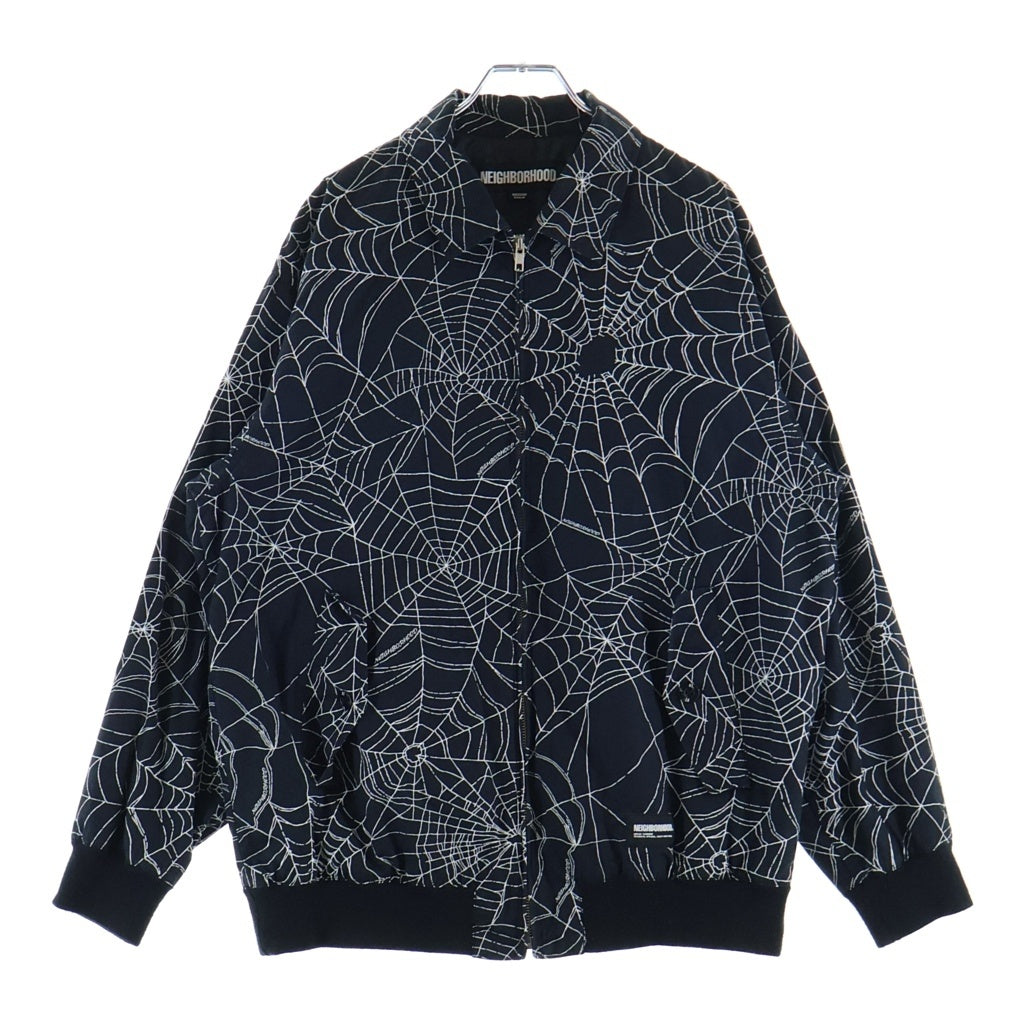 NEIGHBORHOOD(ネイバーフッド) 23SS SPIDERWEB WORK JACKET スパイダーウェブ コットンウェザー ワークジャケット ブラック 231TSNH-JKM09