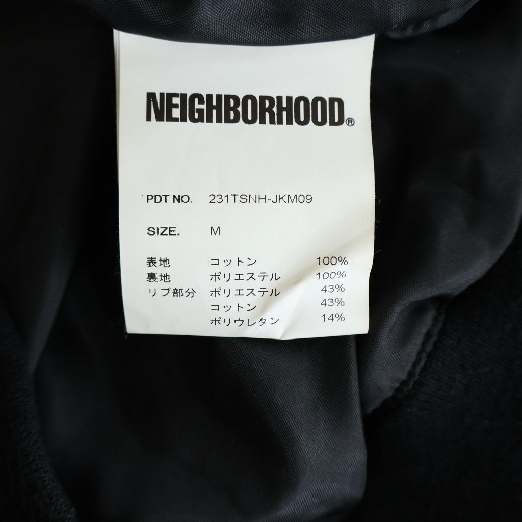 NEIGHBORHOOD(ネイバーフッド) 23SS SPIDERWEB WORK JACKET スパイダーウェブ コットンウェザー ワークジャケット ブラック 231TSNH-JKM09