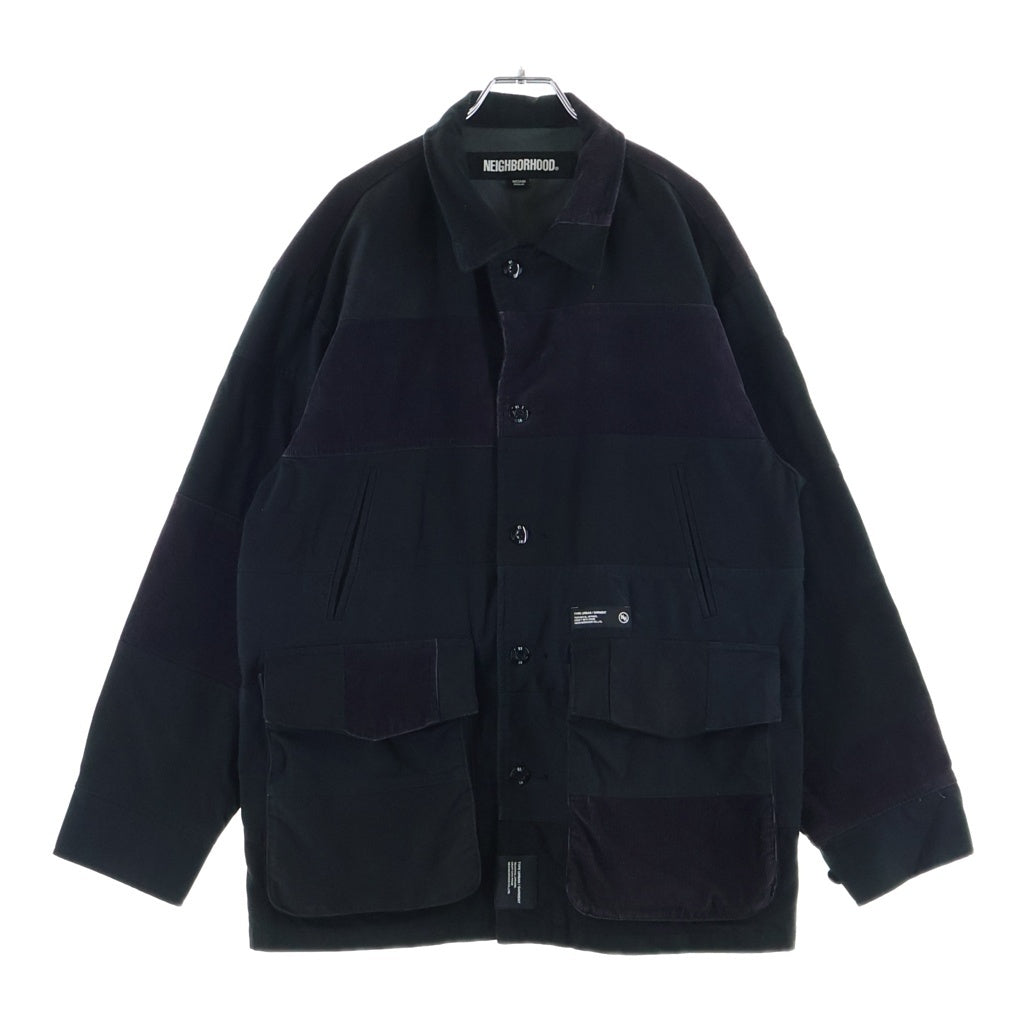 NEIGHBORHOOD(ネイバーフッド) 23AW PATCHWORK JACKET パッチワーク ジャケット ブラック 232UTNH-JKM02