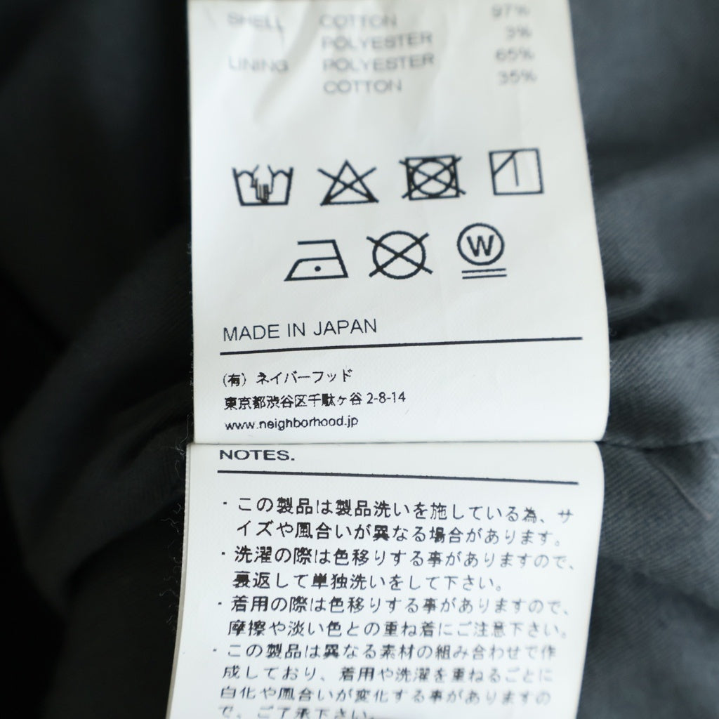 NEIGHBORHOOD(ネイバーフッド) 23AW PATCHWORK JACKET パッチワーク ジャケット ブラック 232UTNH-JKM02