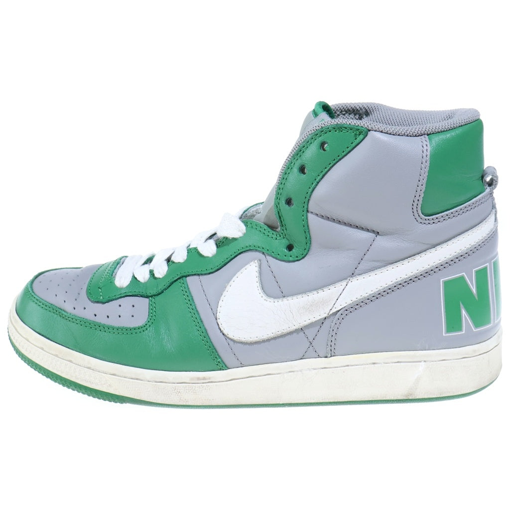 NIKE(ナイキ) 【観賞用 2003年製】 TERMINATOR HIGH BOSTON ターミネーター ボストン ハイカットスニーカー グレー/グリーン US9/27cm 307147-011