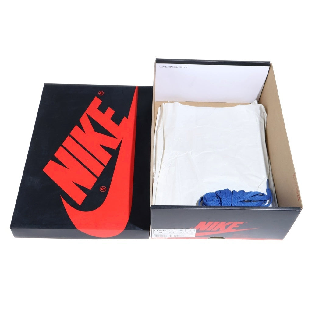 NIKE(ナイキ) AIR JORDAN 1 RETRO HIGH OG ROYAL エアジョーダン1 レトロ ロイヤル ハイカットスニーカー ブルー/レッド US9.5/27.5cm 555088-007
