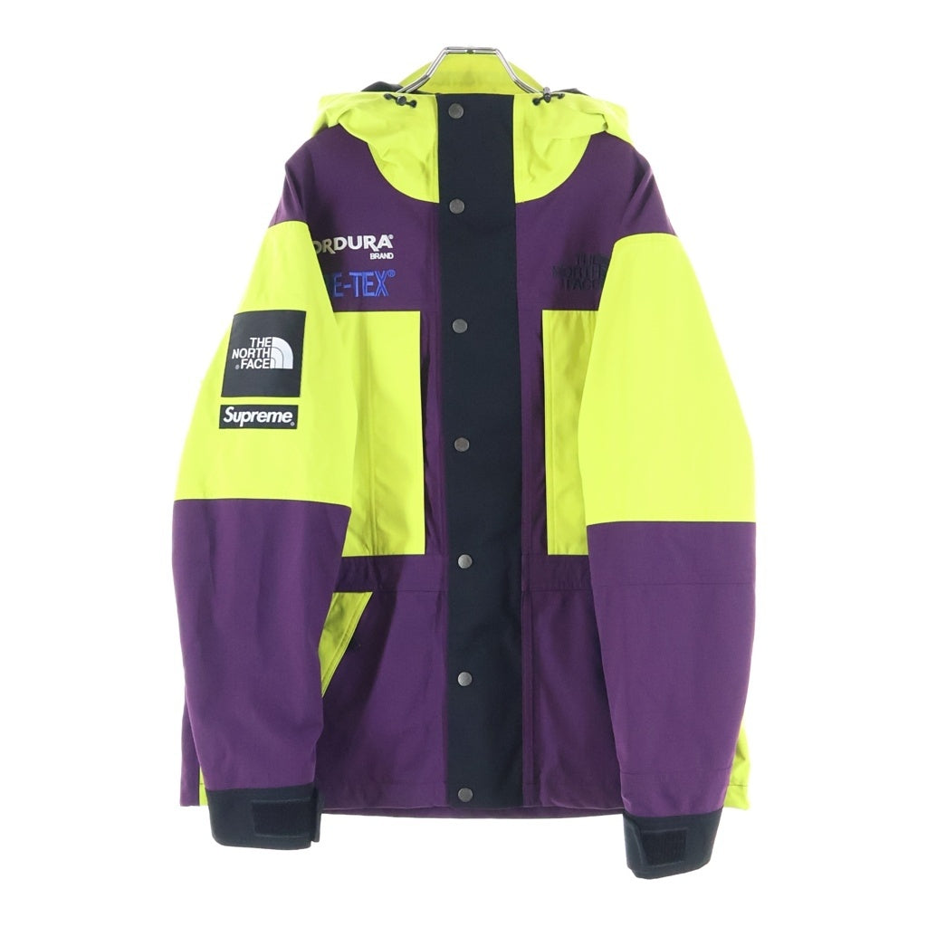 SUPREME(シュプリーム) 18AW ×THE NORTH FACE Expedition Jacket ザノースフェイス フーデッド エクスペディション ナイロン ジャケット パープル/イエロー NP618101